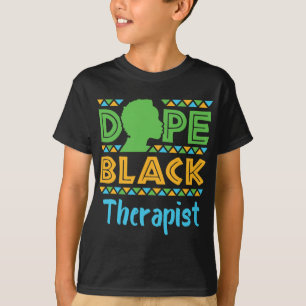 Camiseta Terapeuta negro Consejería de salud mental Psicolo