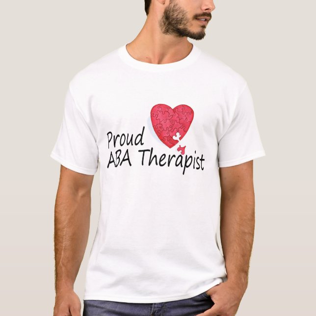 Camiseta Terapeuta orgulloso del ABA (Anverso)