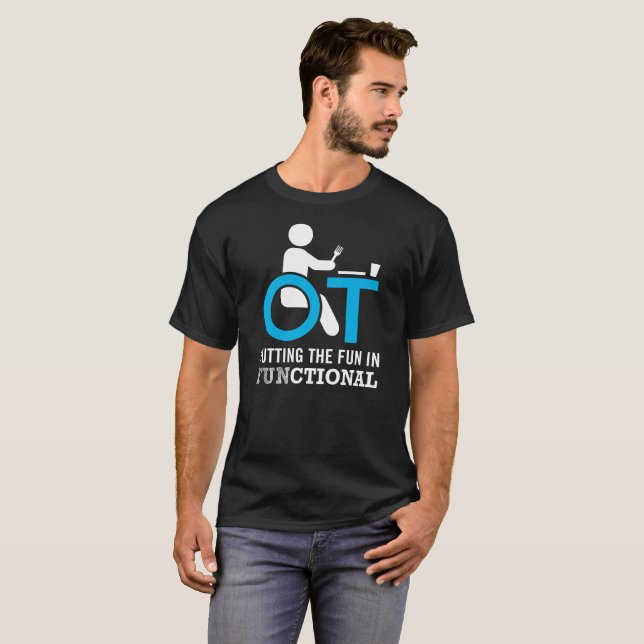 Camiseta Terapeuta profesional divertido OT (Anverso completo)