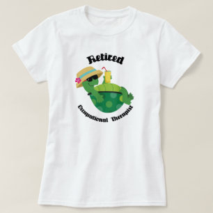 Camiseta Terapeuta profesional jubilado (tortuga)