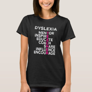 Camiseta Terapeuta Profesor Terapia Dislexia Educar Disléxi