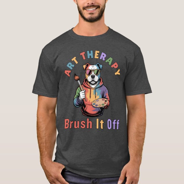 Camiseta Terapia Artística Desbroce, Terapia Artística Vint (Anverso)