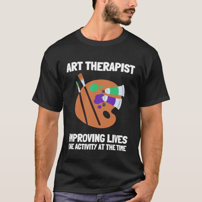 Camiseta Terapia Artística Y Terapia Recreativa (Anverso)