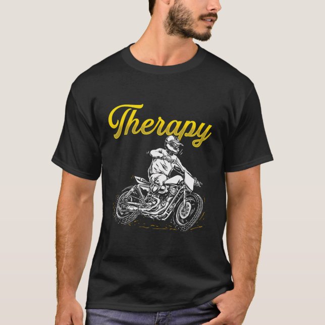 Camiseta Terapia ciclista Motocross Biker (Anverso)