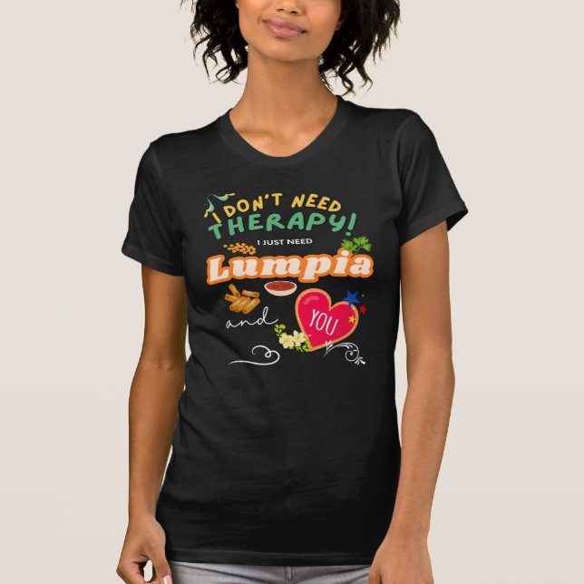 Camiseta Terapia de amor Lumpia (Anverso)