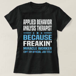 Camiseta Terapia de Análisis de Comportamiento Aplicado
