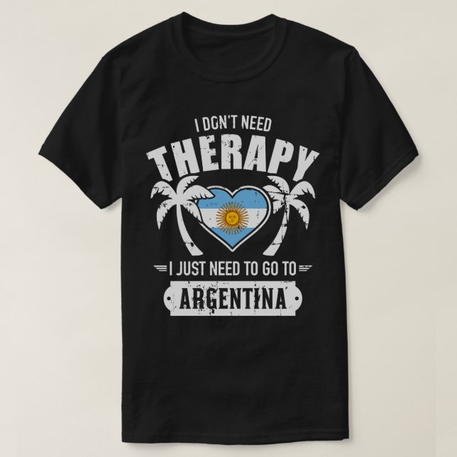 Camiseta Terapia de Argentina (Diseño del anverso)