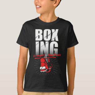Camiseta Terapia de Boxeo Kickboxing Boxeador