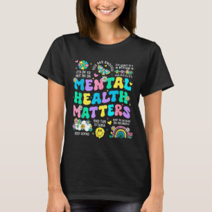 Camiseta Terapia de concienciación sobre salud mental cereb
