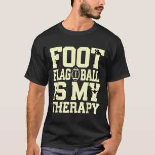 Camiseta Terapia de Fútbol Americano con Banderas Cita Dive