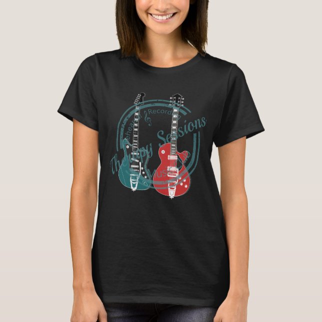 Camiseta Terapia de guitarra (Anverso)