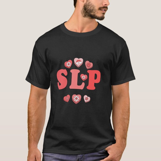 Camiseta Terapia de habla SLP Patólogo Crew Groovy Valenti (Anverso)