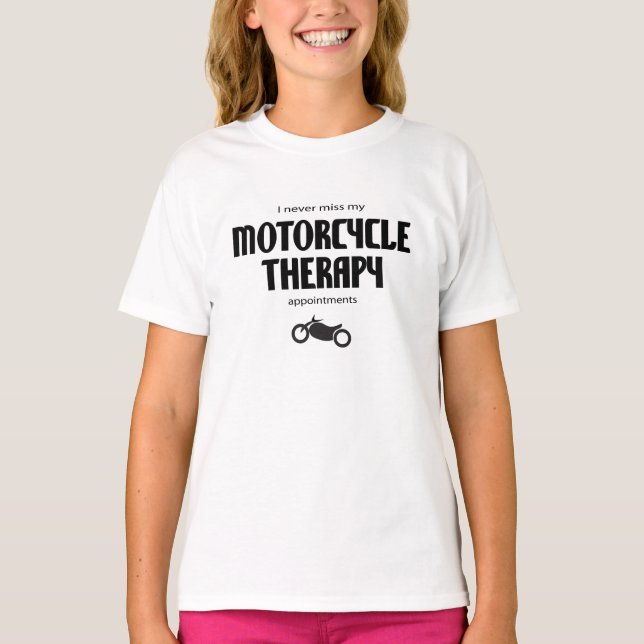 Camiseta Terapia de la motocicleta (Anverso)