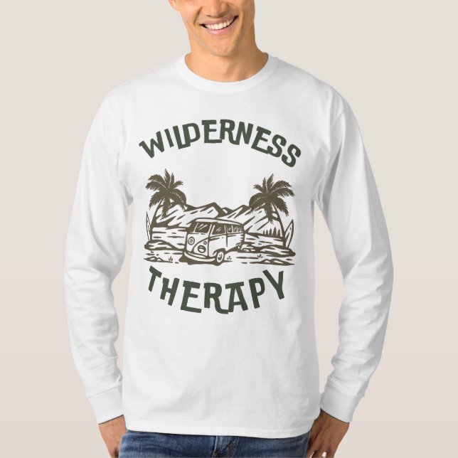 Camiseta Terapia de la Naturaleza (Anverso)