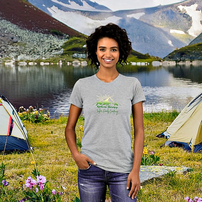 Camiseta Terapia de la naturaleza Camping personalizado (Subido por el creador)
