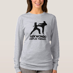 Camiseta Terapia de la pareja de Taekwondo