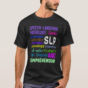 Camiseta Terapia de la patología del habla Idioma Autismo C