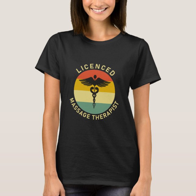 Camiseta Terapia de Masaje con Licencia (Anverso)