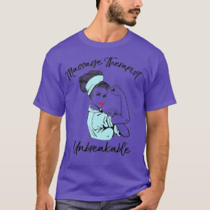 Camiseta Terapia de Masaje Inquebrantable Terapia de Masaje