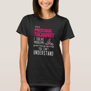 Camiseta Terapia de Masaje Resuelve Problemas Que No Puedes