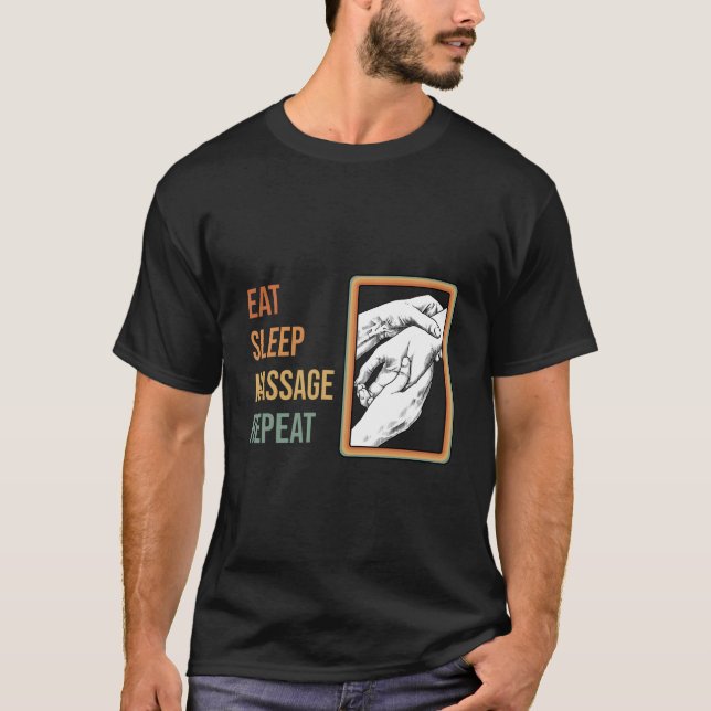Camiseta Terapia de Masaje Rutinaria Terapia de Masaje (Anverso)