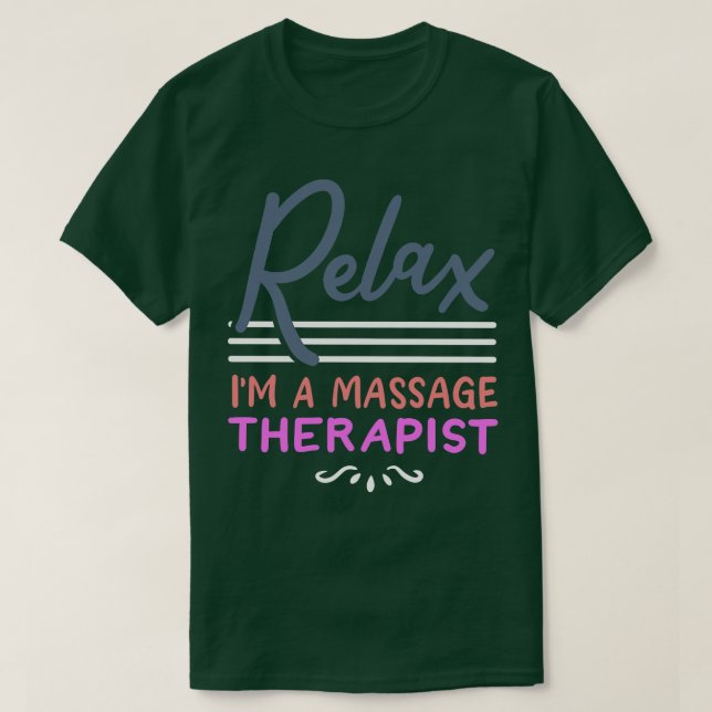 Camiseta Terapia de Masaje Terapéutica (Diseño del anverso)