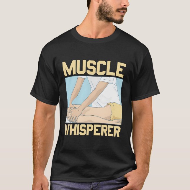 Camiseta Terapia de Masaje Terapéutico Masaje Muscular Whis (Anverso)