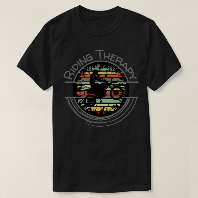 Camiseta Terapia de motociclismoTShirt (Diseño del anverso)