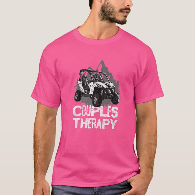 Camiseta Terapia De Parejas De UTV Lado A Lado 3 (Anverso)