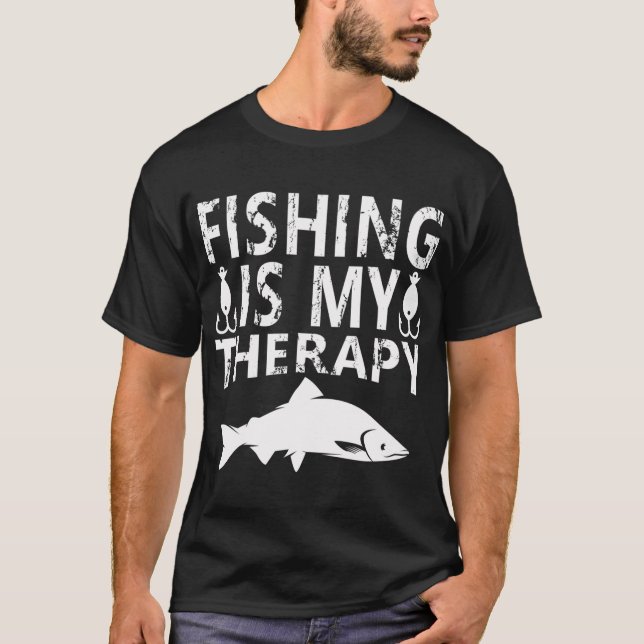 Camiseta Terapia de Pesca (Anverso)