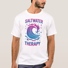 Camiseta Terapia de Salt-Water, vacaciones de verano