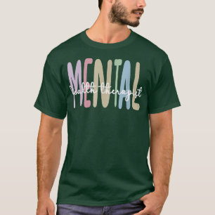 Camiseta Terapia de salud mental Consejero de salud mental 