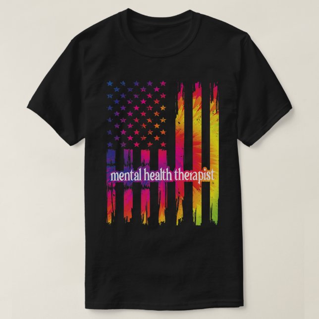 Camiseta Terapia de Salud Mental Consejero de Salud Mental  (Diseño del anverso)