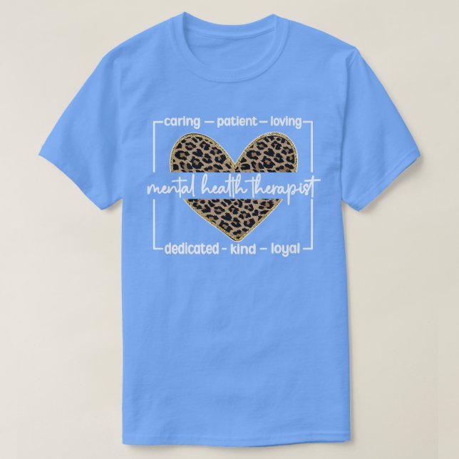 Camiseta Terapia de salud mental Consejero de salud mental  (Diseño del anverso)