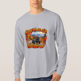 Camiseta Terapia de senderismo en Gray_Smoky Mt en otoño