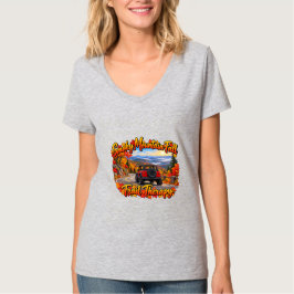 Camiseta Terapia de Sendero de Otoño en la Montaña Humeante
