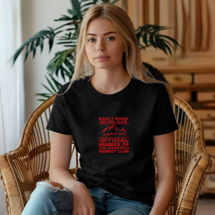 Camiseta Terapia de Sendero Nombre del club de senderismo m