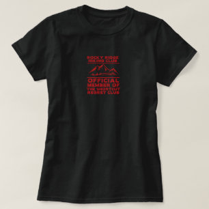 Camiseta Terapia de Sendero Nombre del club de senderismo m
