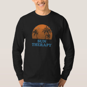 Camiseta Terapia de Sol Playa Tomar el Sol Océano Bronceado