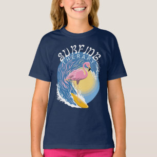 Camiseta Terapia de Surf - Flamingo de Verano