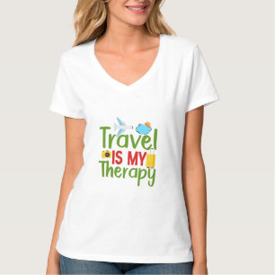 Camiseta Terapia de viajes e inspiración, aventura de por v