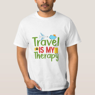 Camiseta Terapia de viajes e inspiración, aventura de por v