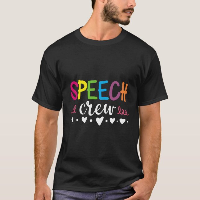 Camiseta Terapia de voz corta de equipo de voz (Anverso)