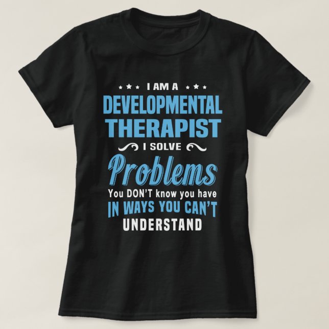 Camiseta Terapia del desarrollo (Diseño del anverso)