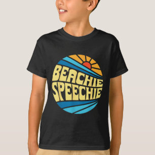 Camiseta Terapia del Habla Beachie Speechie Verano Retro Pl