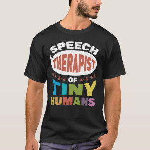 Camiseta Terapia Del Habla De Humanos Pequeños