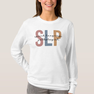 Camiseta Terapia del habla del patólogo del SLP