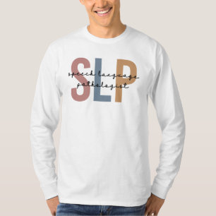 Camiseta Terapia del habla del patólogo del SLP