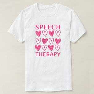 Camiseta Terapia del Habla Lindo Terapeuta de Habla