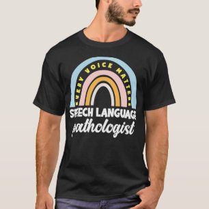 Camiseta Terapia del habla SLP Lenguaje divertido Pathentos